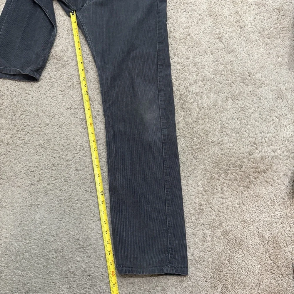 Patagonia Corduroy Pants Men's 32x32 Gray Straight Leg Iron Clad Organic Cotton